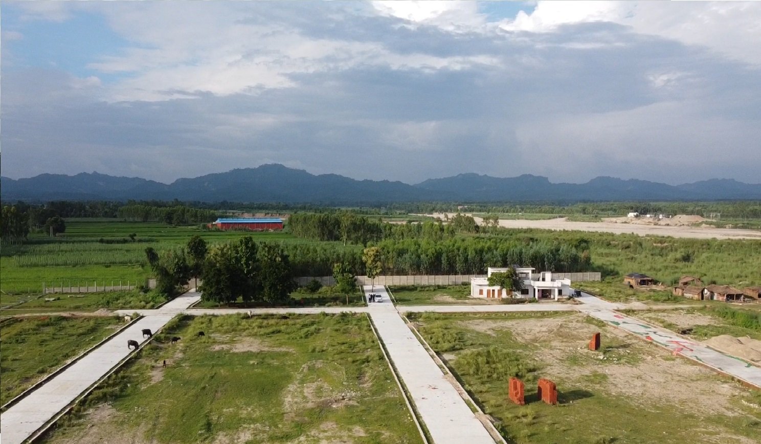 A home constructed on a residential plot in Friends Colony near Sunderpur, Dehradun.