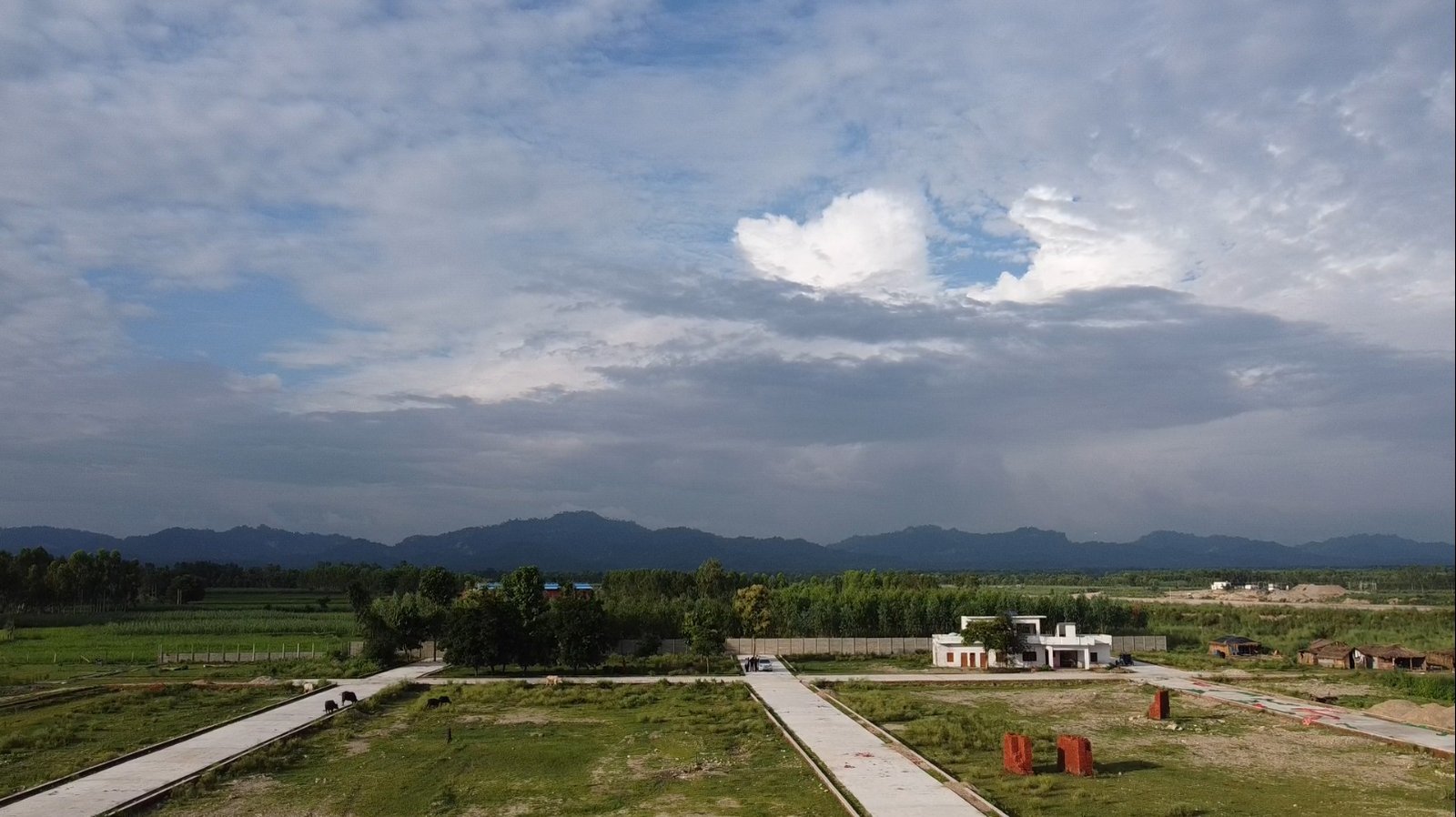 Completed homes at the affordable plots in Khushalipur, Dehradun